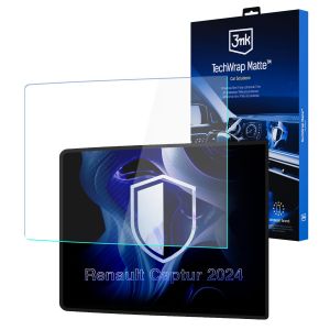 Película de proteção mate para ecrã de navegação para Renault Captur 2024- – 3mk TechWrap Matte™ Center Display