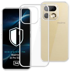Capa transparente para Realme 16 Pro 5G – 3mk HARDY® Vision Case™