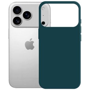 Capa de silicone para Apple iPhone 17 Pro Max - 3mk HARDY® Mellow Case™ Dark Green