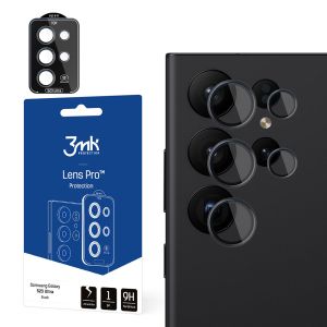 Vidro temperado para lente de câmara para Samsung Galaxy S24 Ultra - 3mk Lens Protection Pro Black