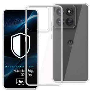 Capa transparente para Motorola Edge 50 Pro – 3mk HARDY® Vision Case™