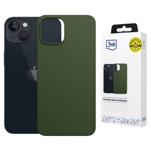 Capa de silicone com MagSafe para Apple iPhone 15 Plus - 3mk HARDY® Mellow MagCase™ Alpine Green