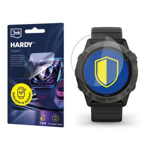 Vidro híbrido para smartwatch Garmin Fenix 6X Pro - 3mk HARDY® Fusion Watch Protection™