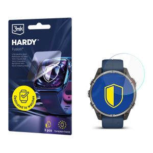 Vidro híbrido para smartwatch Garmin quatix 8 – 47mm - 3mk HARDY® Fusion Watch Protection™