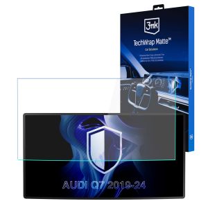 Película protetora mate para o ecrã do painel de instrumentos de AUDI Q7 2019-24 - 3mk TechWrap Matte Cluster™