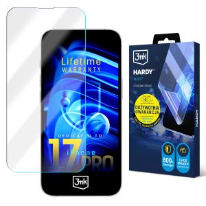 Película super resistente para Apple iPhone 17 Pro - 3mk HARDY® Tectra™ (garantia vitalícia)