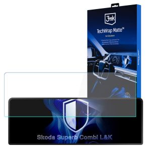 Película protetora mate para o ecrã do painel de instrumentos de Skoda Superb Combi L&K - 3mk TechWrap Matte Cluster™