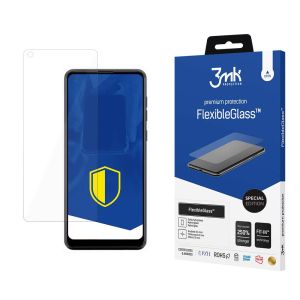 Vidro híbrido que não estala para Samsung Galaxy A21s - 3mk FlexibleGlass