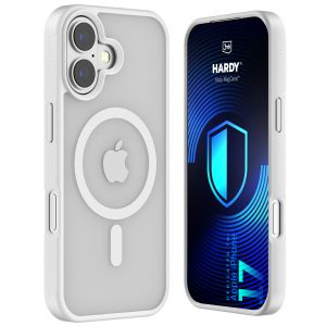 Capa fumada com MagSafe para Apple iPhone 17 – 3mk HARDY® Hazy MagCase™ White