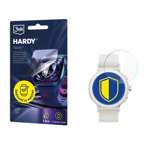 Vidro híbrido para smartwatch Realme Watch S5 - 3mk HARDY® Fusion Watch Protection™