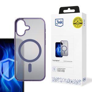 Capa para Apple iPhone 16 Plus - 3mk Frosty MagCase Purple