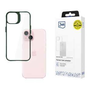 Capa para Apple iPhone 15 - 3mk Satin Armor Case+ Green
