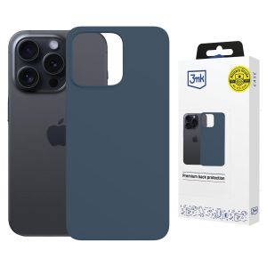 Capa de silicone com MagSafe para Apple iPhone 15 Pro Max - 3mk HARDY® Mellow MagCase™ Blue
