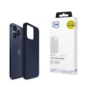 Capa para Apple iPhone 16 Pro Max - 3mk Silicone Case Dark Navy