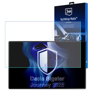 Película de proteção mate para ecrã de navegação para Dacia Bigster Journey 2025- – 3mk TechWrap Matte™ Center Display