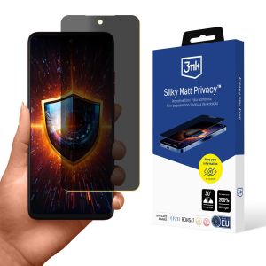 Película de Priveacidade com filtro de privacidade Motorola Moto G57 Power - 3mk Silky Matt Privacy