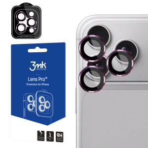 Vidro temperado para a lente da câmara para Apple iPhone 18 Pro/ 18 Pro Max 3mk Lens Protection Pro Deep Cherry