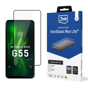 Vidro temperado para Motorola Moto G55 5G - 3mk HardGlass Max Lite