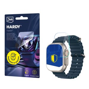Vidro híbrido para smartwatch Apple Watch Ultra/ Ultra 2/ Ultra 3 - 3mk HARDY® Fusion Watch Protection™