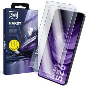 2x Vidro híbrido para Samsung Galaxy S26 - 3mk HARDY® Fusion™
