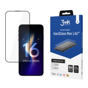 Vidro temperado para Apple iPhone 16 Pro/ 17 - 3mk HardGlass Max Lite