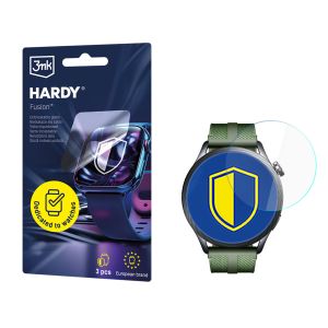 Vidro híbrido para smartwatch Xiaomi Watch S5 46mm - 3mk HARDY® Fusion Watch Protection™