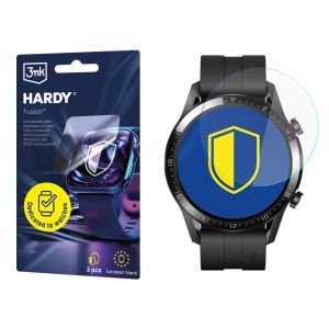 Vidro híbrido para smartwatch Huawei Watch GT 2 46mm - 3mk HARDY® Fusion Watch Protection™