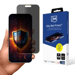 Película de Priveacidade com filtro de privacidade Apple iPhone 17 Pro - 3mk Silky Matt Privacy