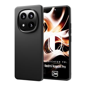 Capa para Redmi Note 14 Pro 5G - 3mk Matt Case Preto