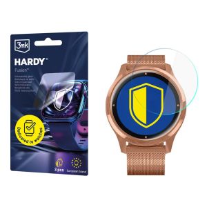 Vidro híbrido para smartwatch Garmin Vivomove Luxe - 3mk HARDY® Fusion Watch Protection™