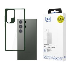 Capa para Samsung Galaxy S24 Ultra - 3mk Satin Armor Case+ Green