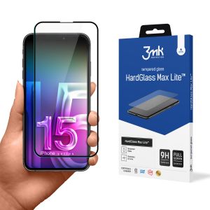 Vidro temperado para Apple iPhone 15 Plus/16 Plus - 3mk HardGlass Max Lite