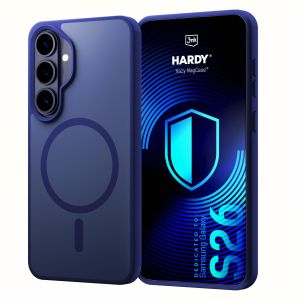 Capa fumada com MagSafe para Samsung Galaxy S26 – 3mk HARDY® Hazy MagCase™ Blue