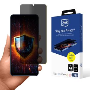 Película de Priveacidade com filtro de privacidade Samsung Galaxy M12 - 3mk Silky Matt Privacy