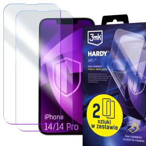 2x Filme protetor para Apple iPhone 14/14 Pro - 3mk HARDY® ARC+