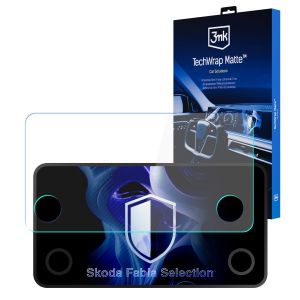 Película de proteção mate para ecrã de navegação para Skoda Fabia Selection – 3mk TechWrap Matte™ Center Display