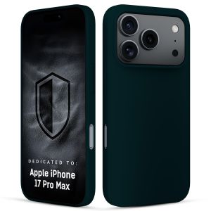 Capa de silicone para Apple iPhone 17 Pro Max - 3mk HARDY® Mellow Case™ Dark Green