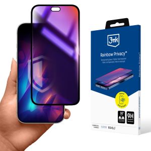 Vidro temperado privativo para Apple iPhone 18 Pro Max - 3mk Rainbow Privacy
