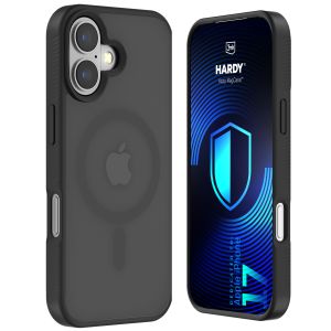 Capa fumada com MagSafe para Apple iPhone 17 – 3mk HARDY® Hazy MagCase™ Black
