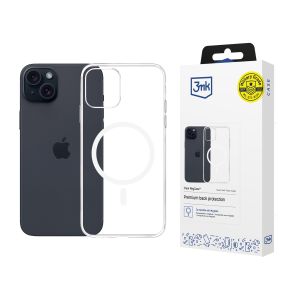 Capa para Apple iPhone 15 Plus - 3mk Clear MagCase