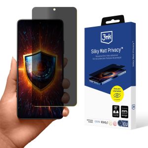 Película de Priveacidade com filtro de privacidade POCO X7 Pro - 3mk Silky Matt Privacy
