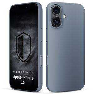 Capa de silicone com MagSafe para Apple iPhone 16 - 3mk HARDY® Mellow MagCase™ Ultramarine