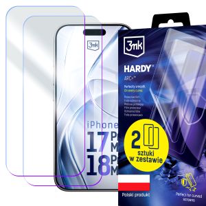 2x Película de proteção para Apple iPhone 17 Pro Max/ 18 Pro Max - 3mk HARDY® ARC+