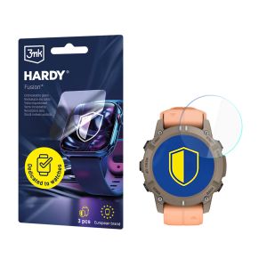 Vidro híbrido para smartwatch Garmin Descent G2 - 3mk HARDY® Fusion Watch Protection™