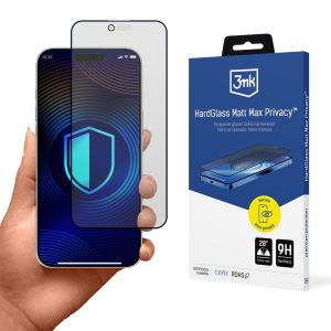 Vidro temperado fosco para Apple iPhone Air - 3mk Hardglass Matt Max Privacy