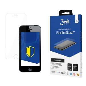 Vidro híbrido inquebrável para Apple iPhone 5/5S/SE - 3mk FlexibleGlass™