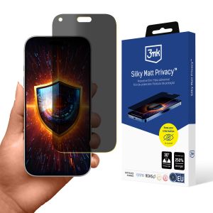 Película de privacidade para Apple iPhone 18 Pro - 3mk Silky Matt Privacy