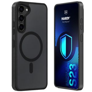 Capa fumada com MagSafe para Samsung Galaxy S23 5G – 3mk HARDY® Hazy MagCase™ Black