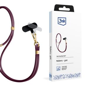 Cord?o para smartphone 3mk EasyClip Elite Mulberry (gold)
