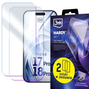 2x Filme protetor para Apple iPhone 17 Pro/ 18 Pro - 3mk HARDY® ARC+